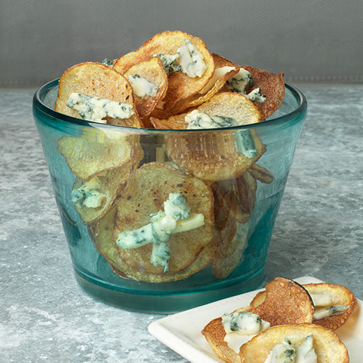 Blue cheese chips