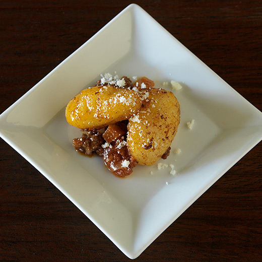 Gnocchi with Bolognese