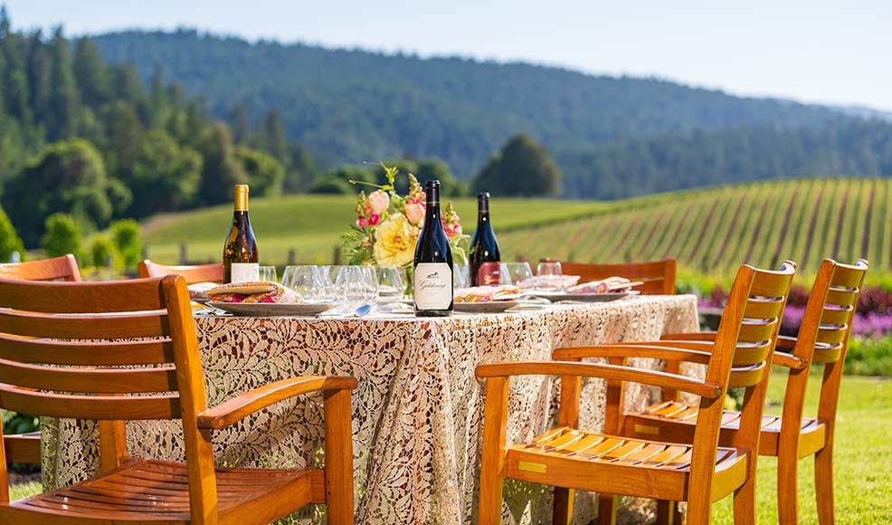 Goldeneye Summer Solstice North Winemaker Dinner event